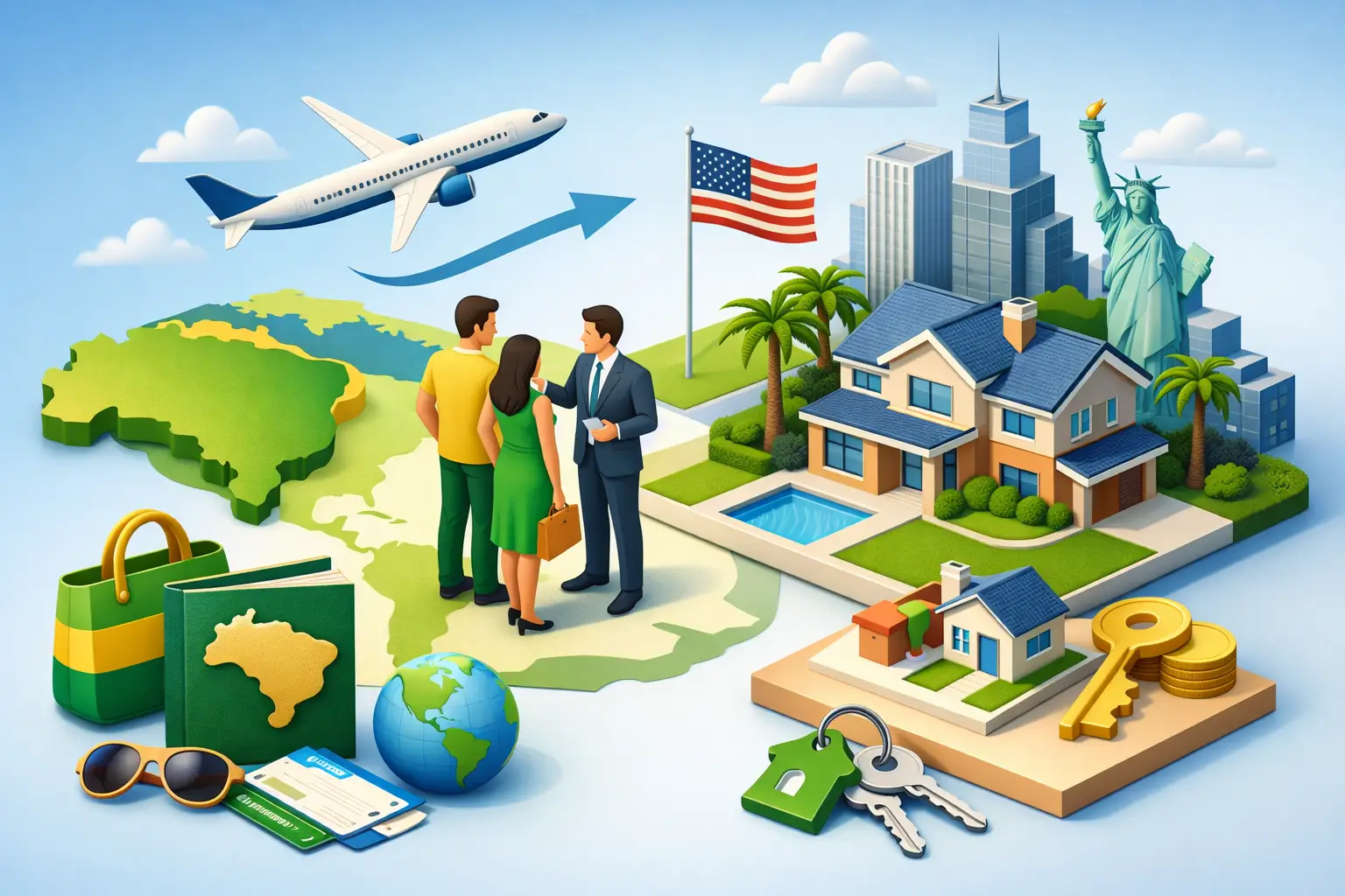 Como brasileiros podem comprar imóveis nos EUA