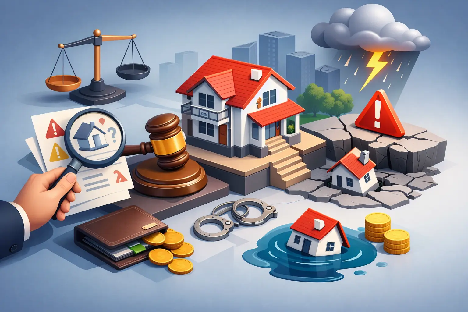 Riscos de comprar imóvel em leilão