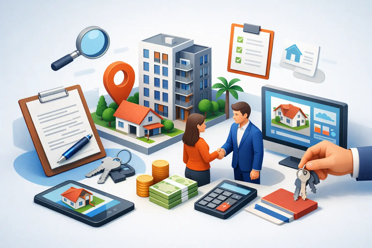 Gestão completa de compra imobiliária