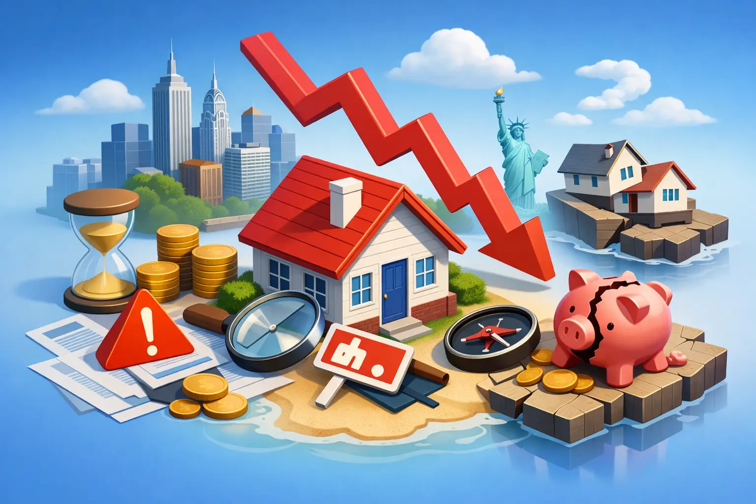 7 erros no investimento imobiliário americano