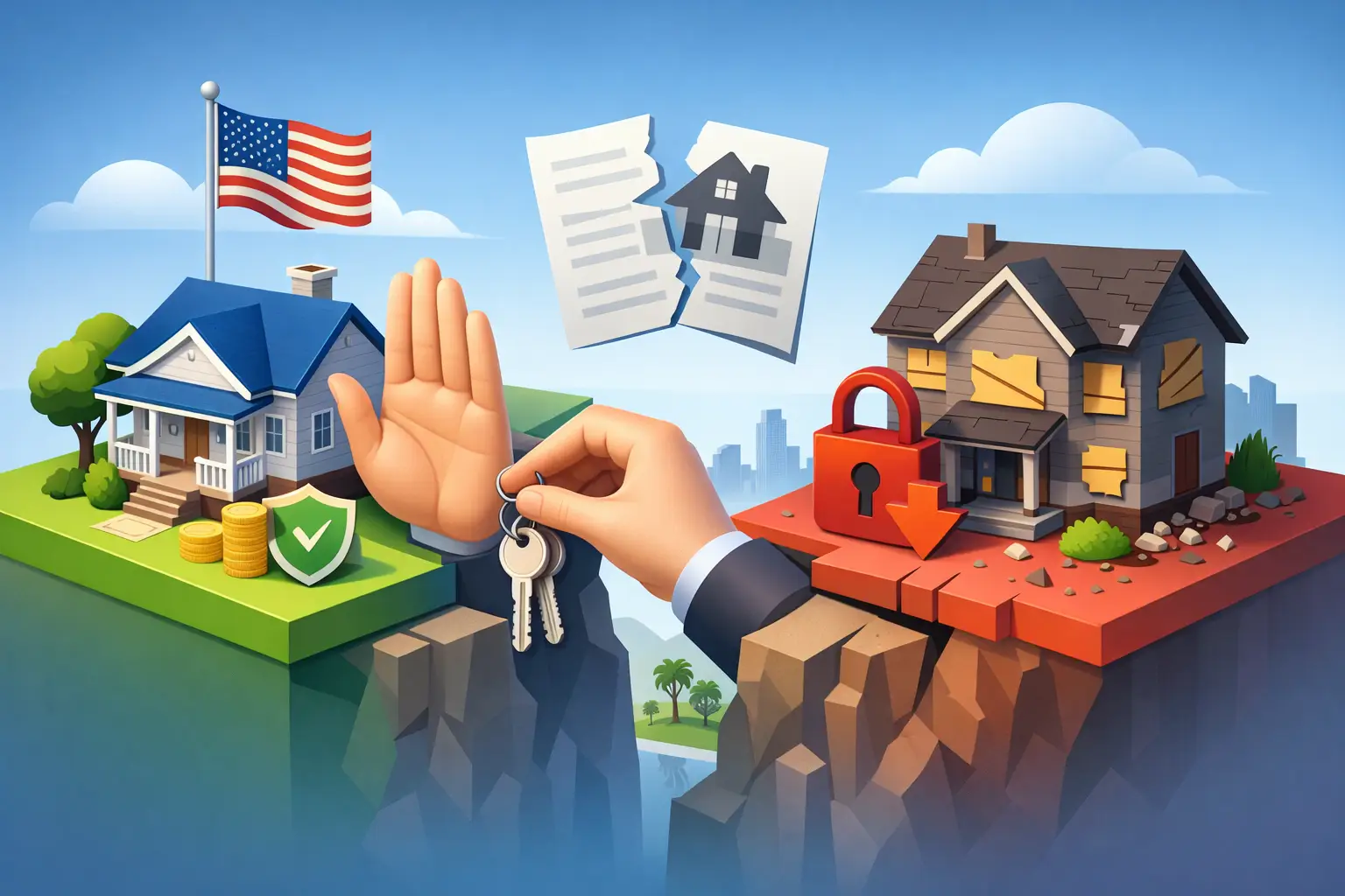 Como evitar passivos em foreclosure nos EUA
