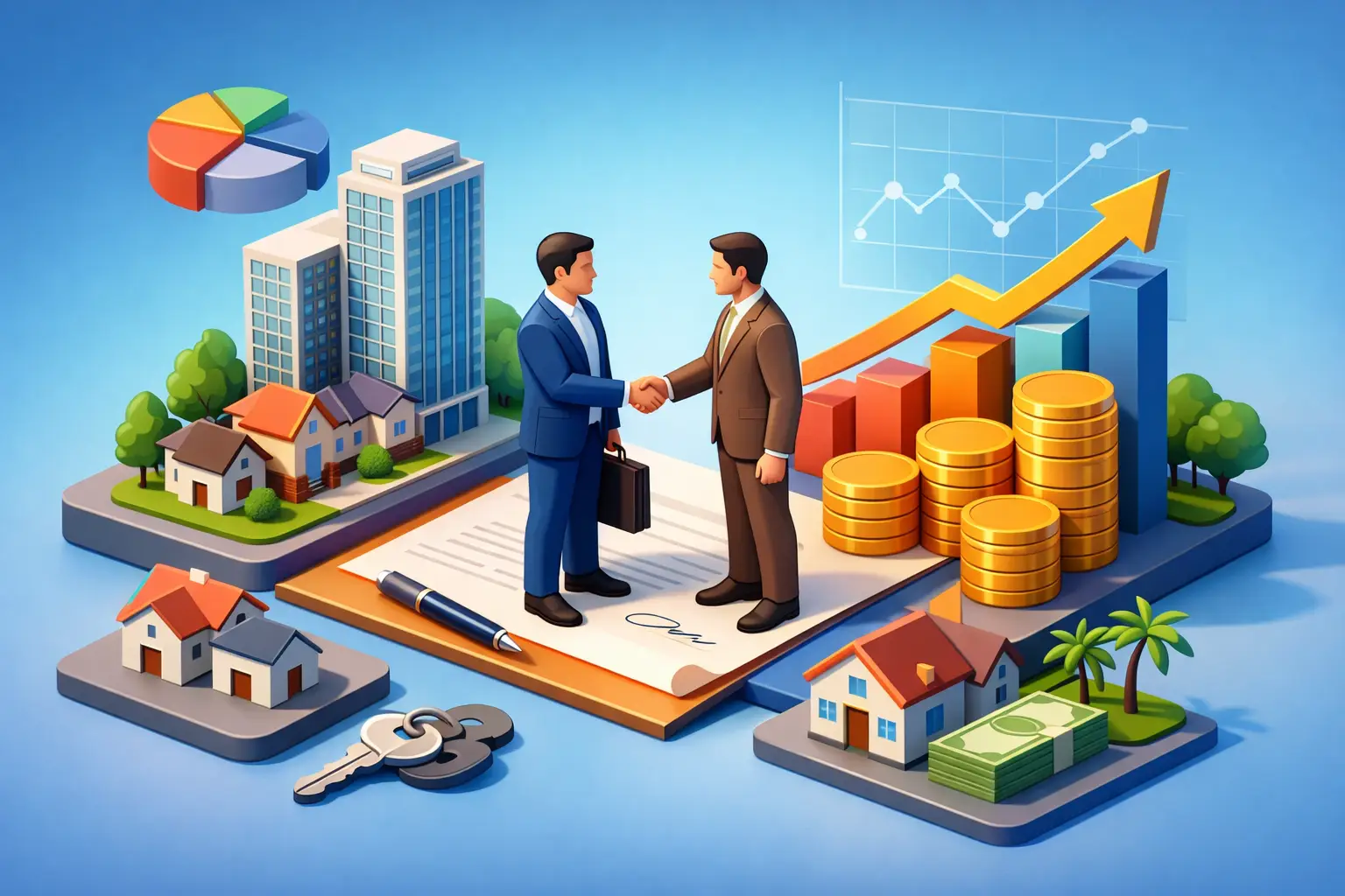 Parceria em investimento imobiliário: como lucrar